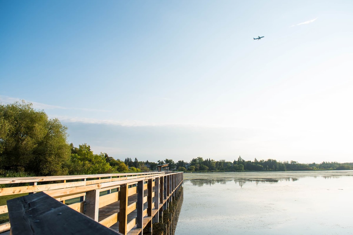 Leduc No. 1 oil discovery monument in Leduc, Alberta